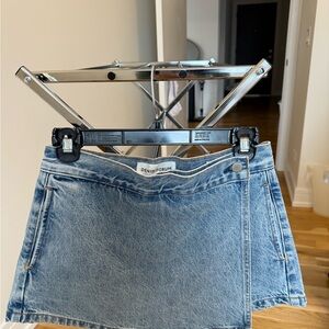 Denim Forum The '90s Vintage Mini Denim Skort.